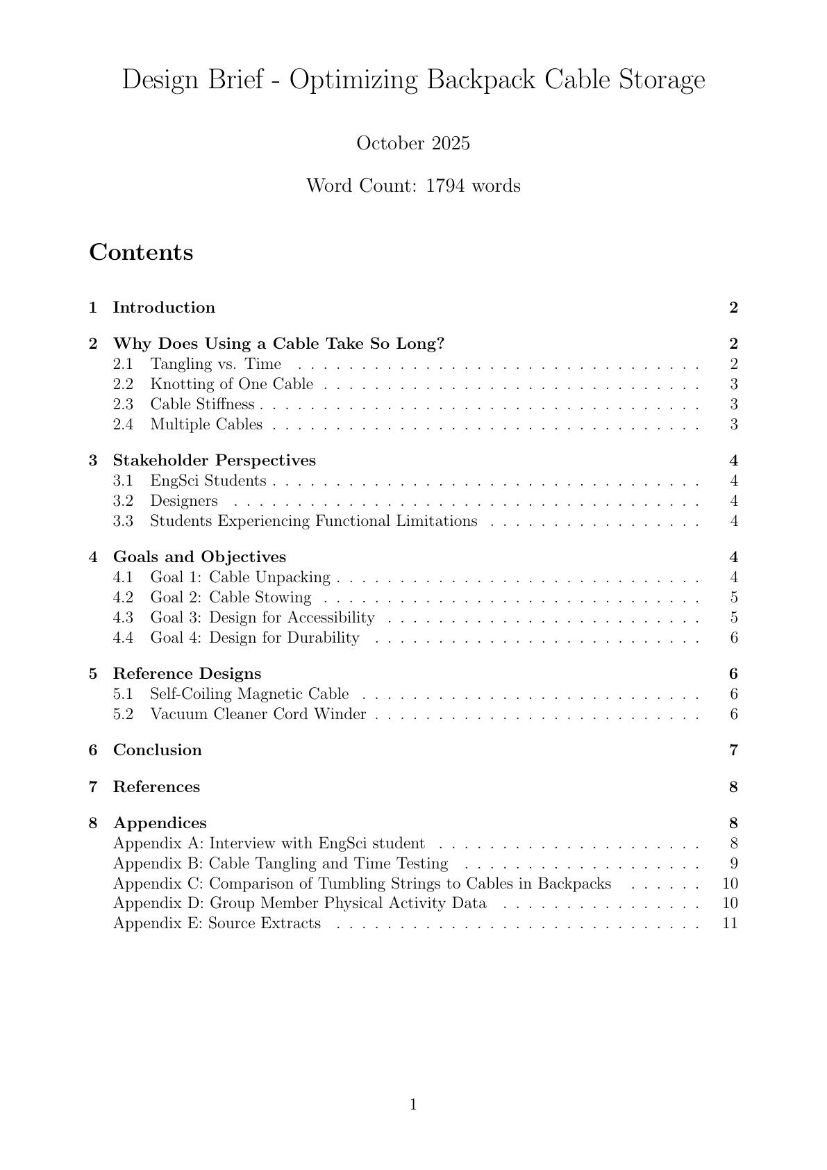 Praxis I design brief